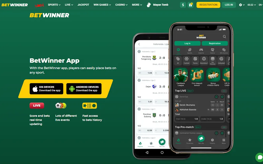 BetWinner App Screenshot